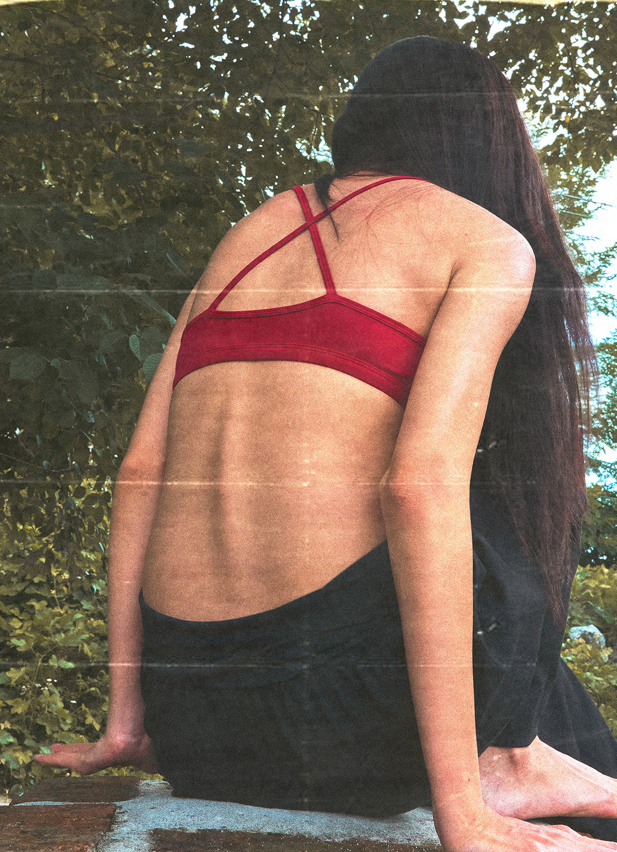 Comfort bra top_Karanda Red