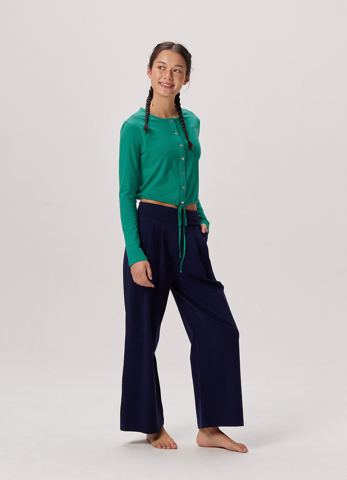 Tied cardigan_Viridis
