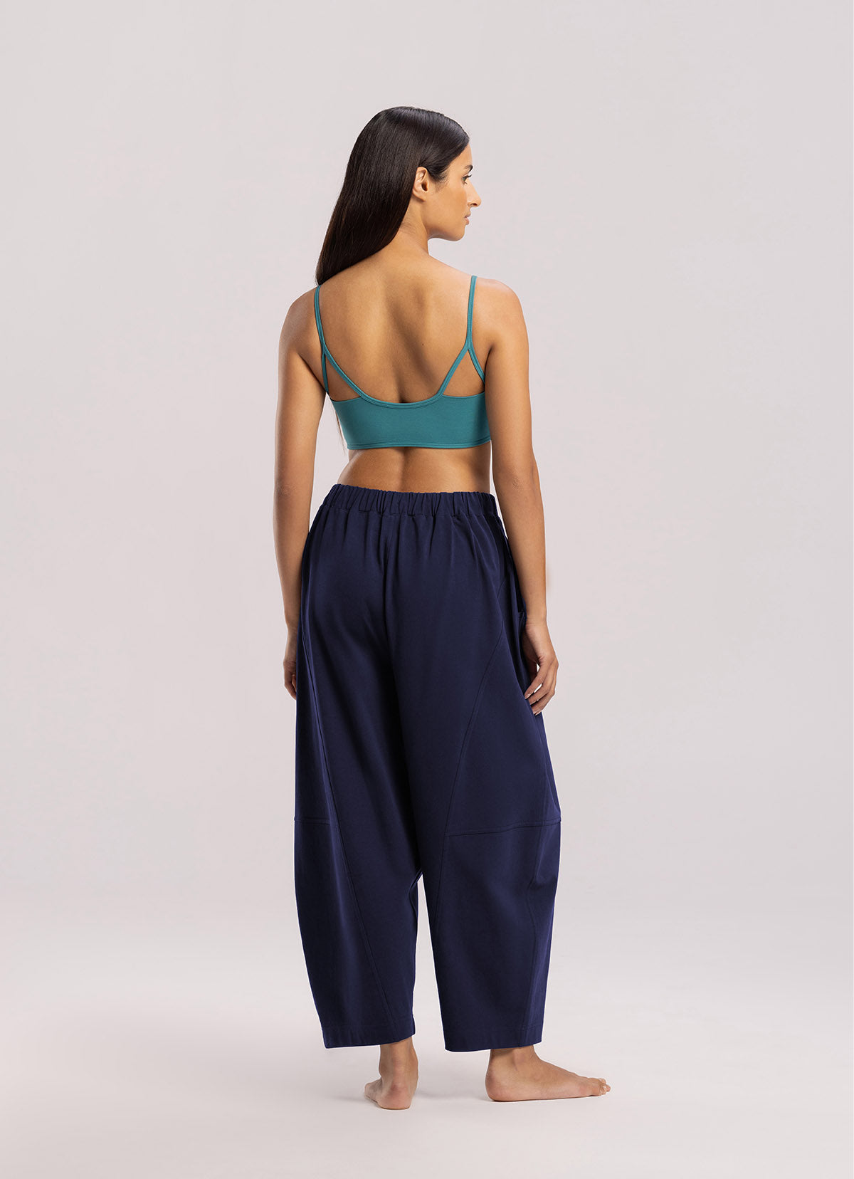 Tri hole bra top_Pagoda Blue