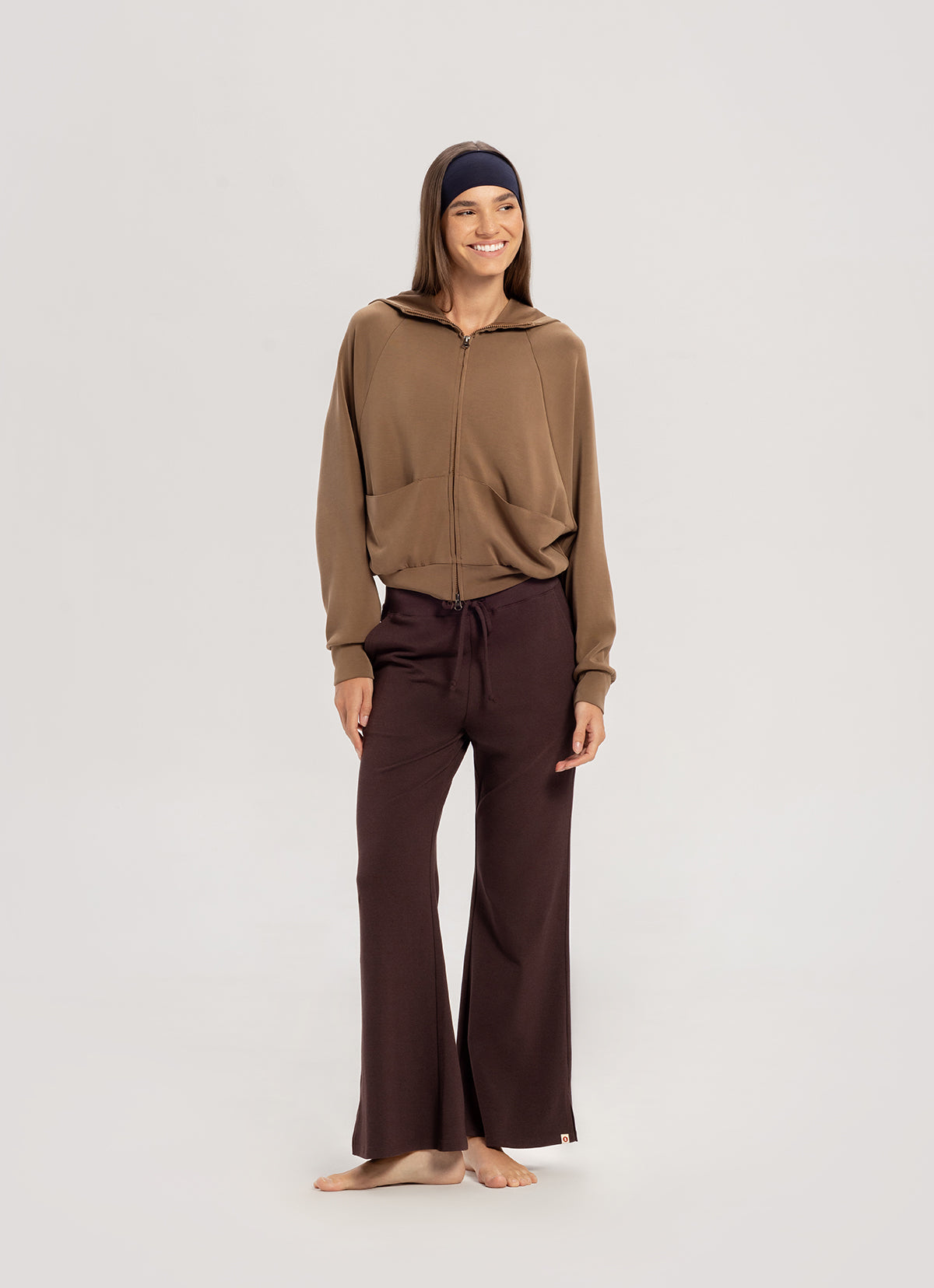 BM wide head band_Navy