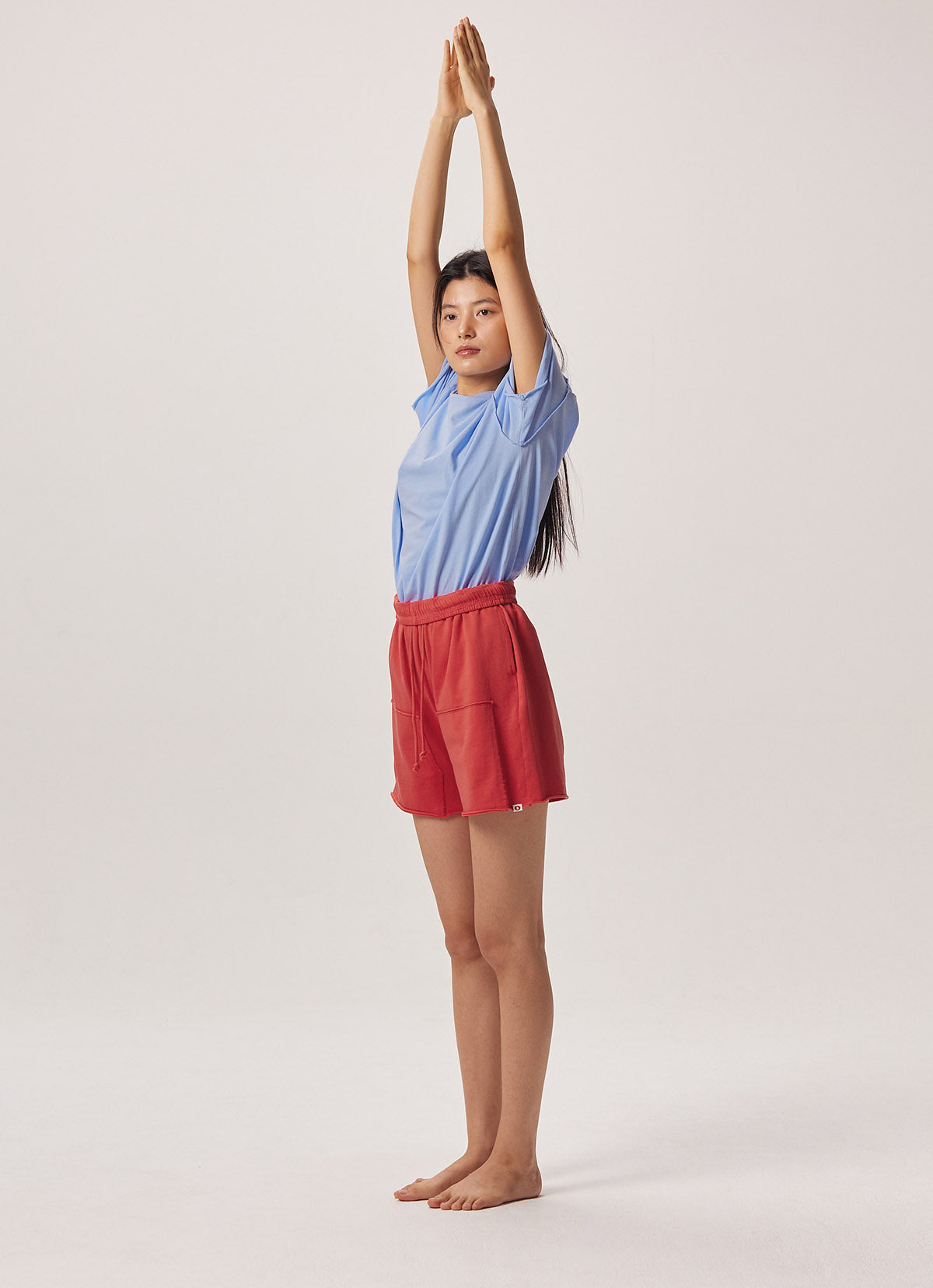 Lined short sleeve (Unisex)_Purple Impression