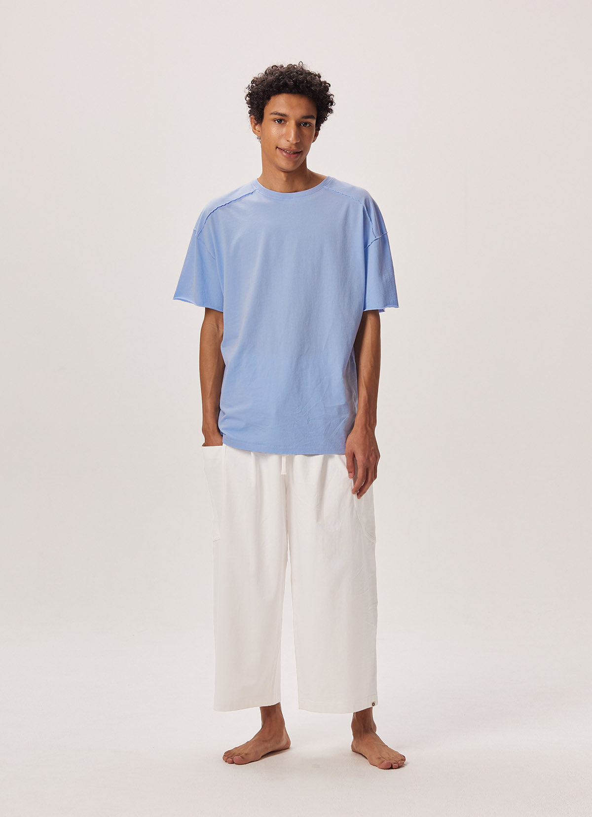 Lined short sleeve (Unisex)_Purple Impression