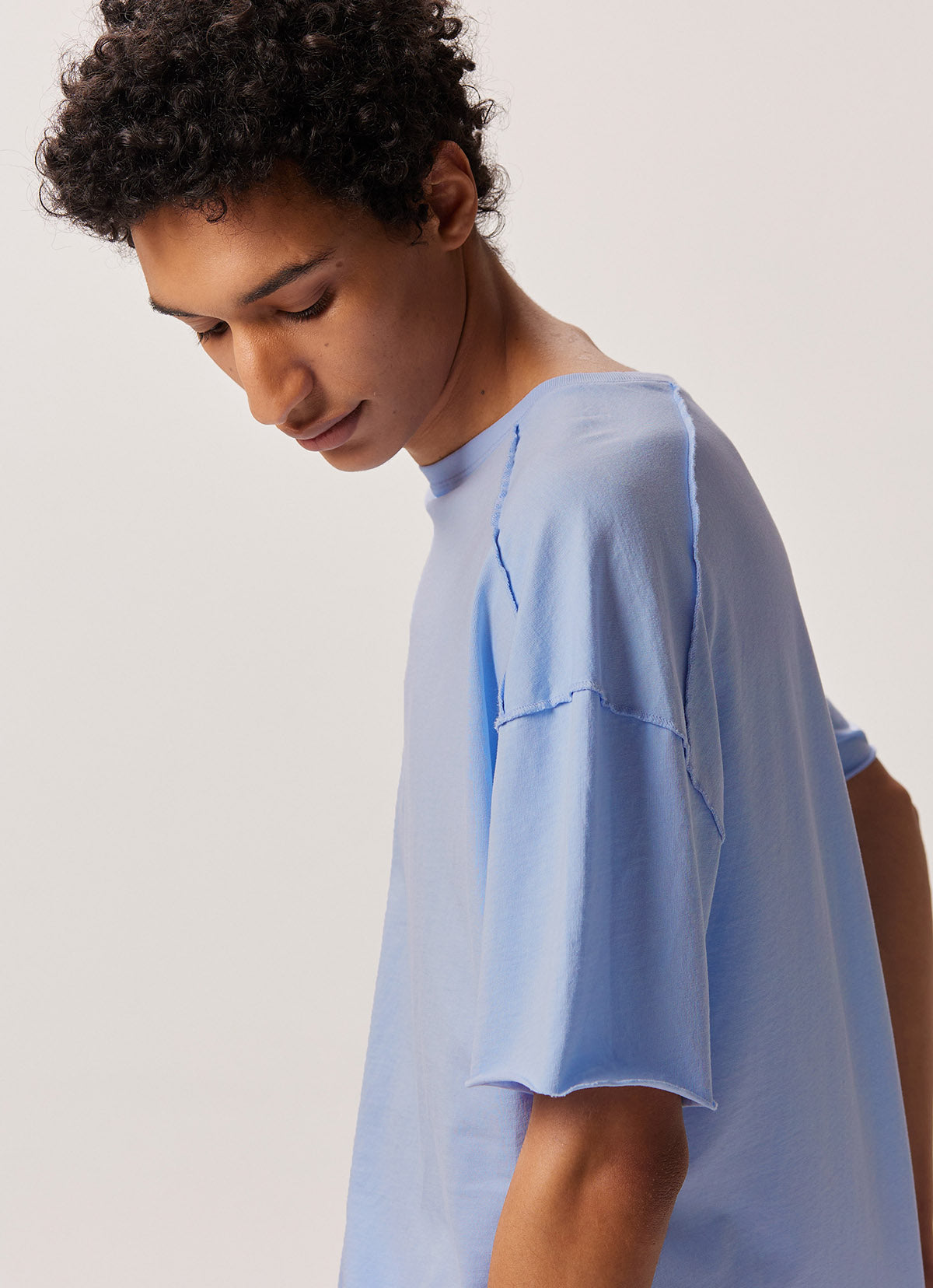 Lined short sleeve (Unisex)_Purple Impression