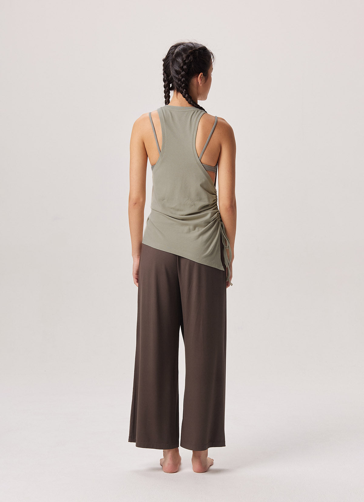 Side shirring sleeveless_London Fog