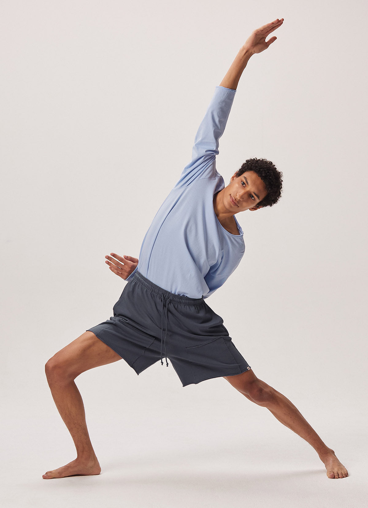 Out pocket shorts (Unisex)_Grisaille