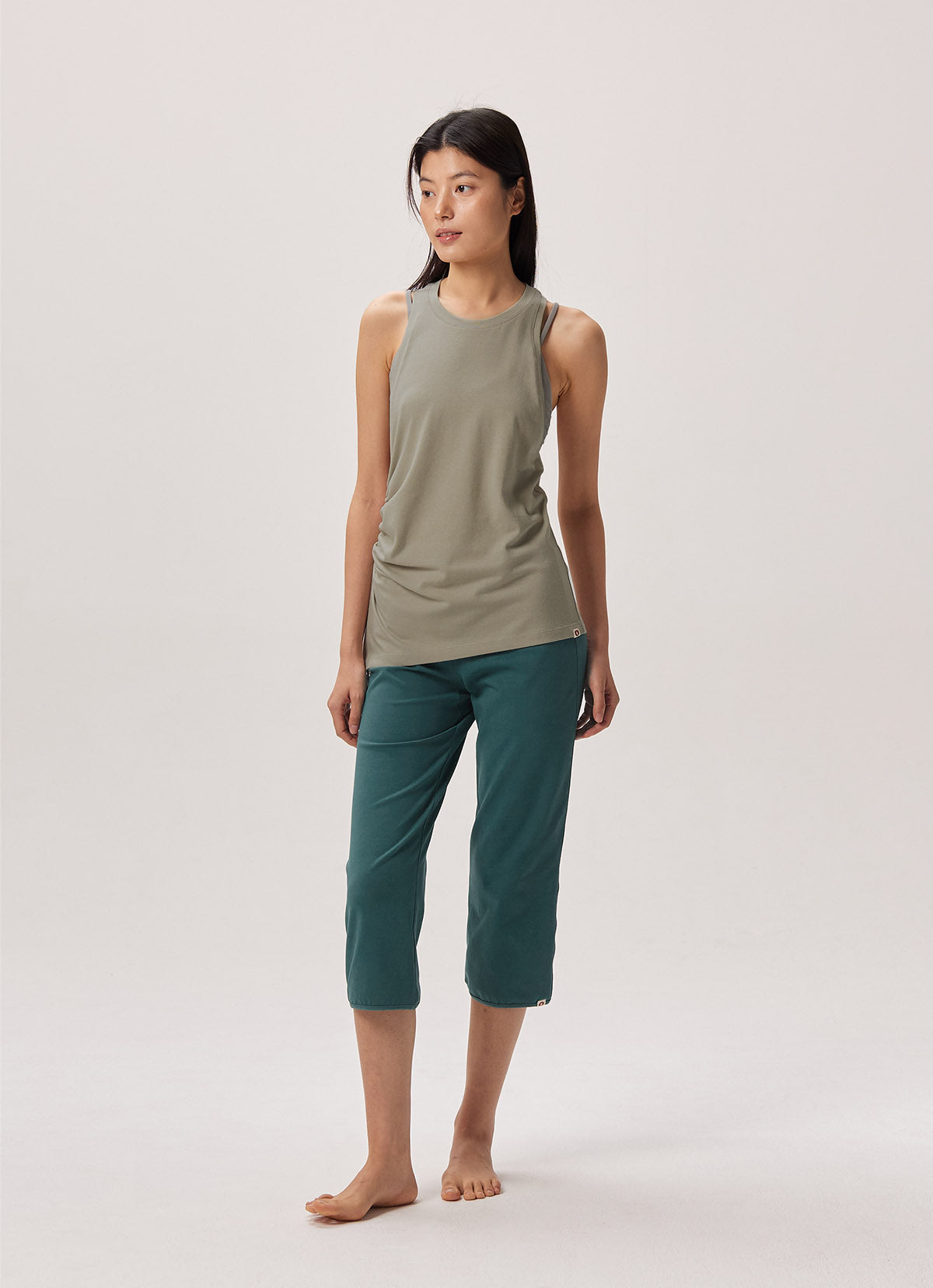 Side shirring sleeveless_London Fog