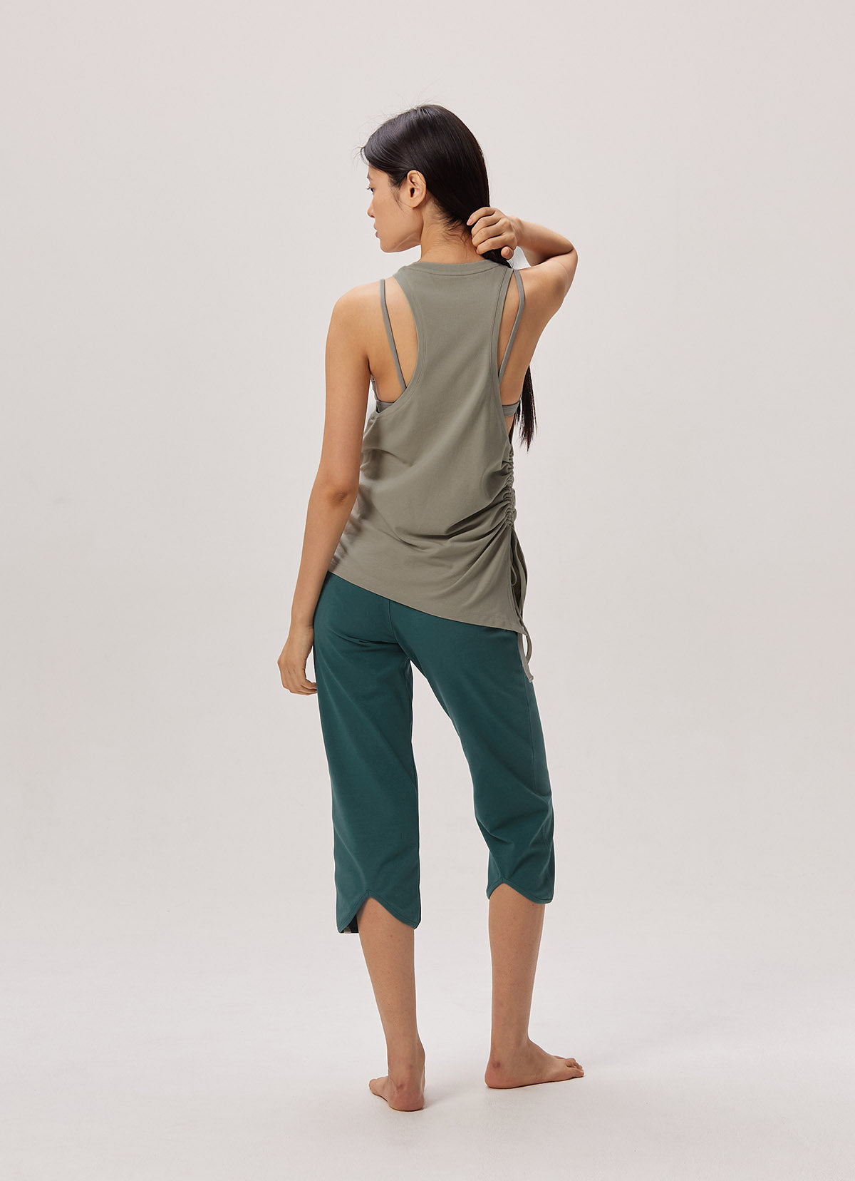 Side shirring sleeveless_London Fog