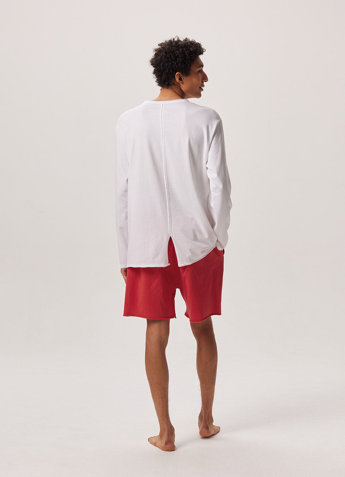 Out pocket shorts (Unisex)_Poppy Red