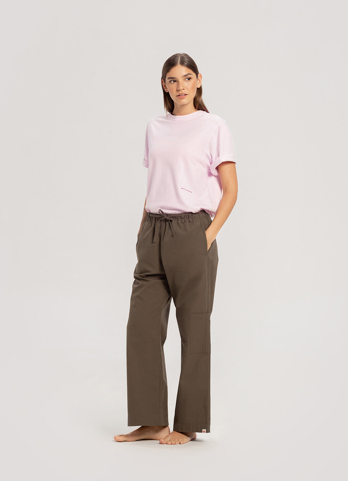 String pocket pants_Bungee Cord