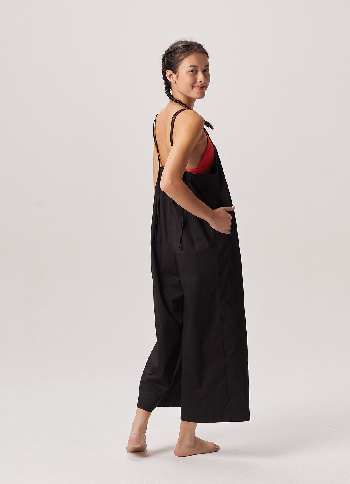 Wide overalls_Black
