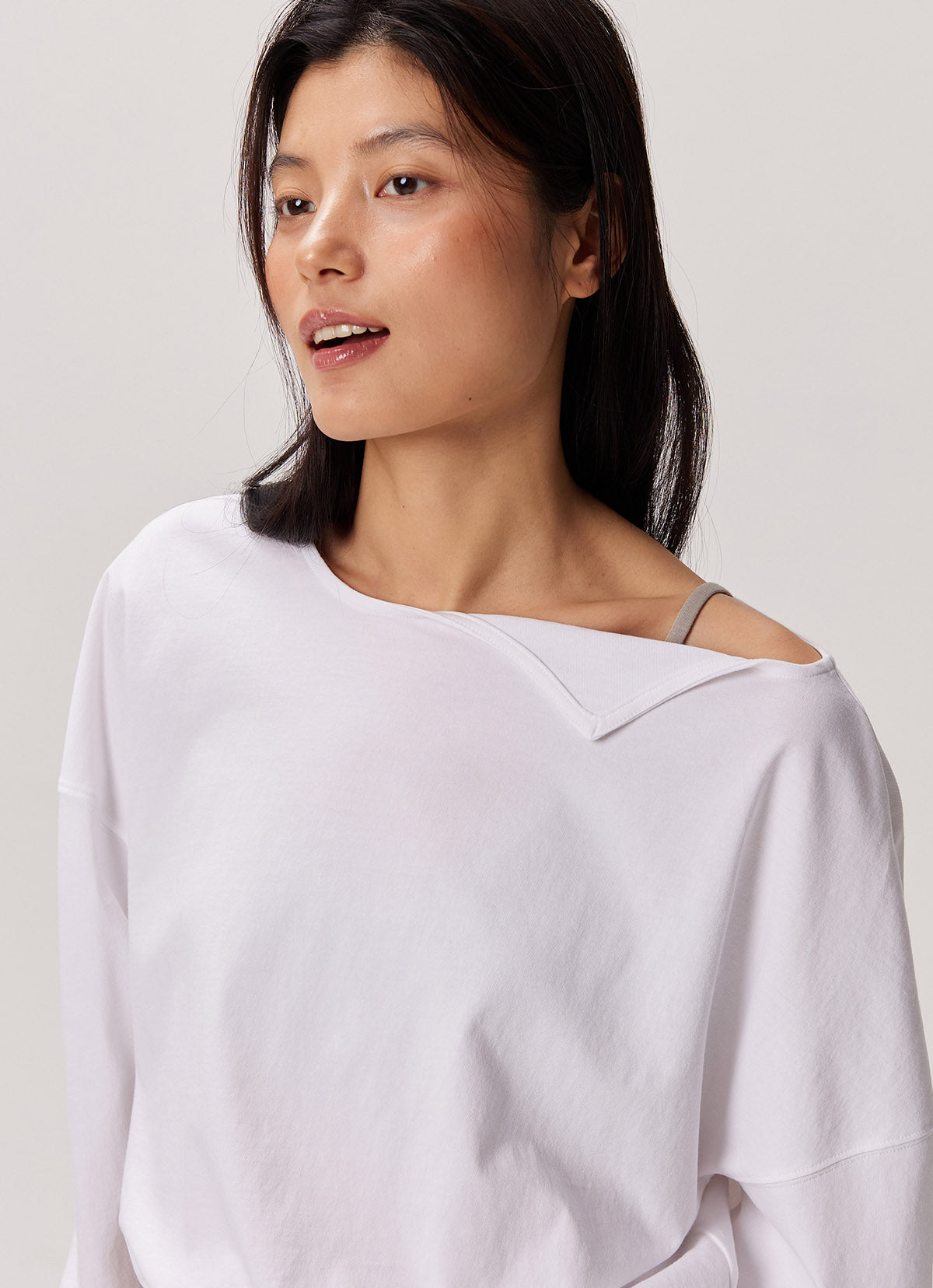 Luas long sleeve_White