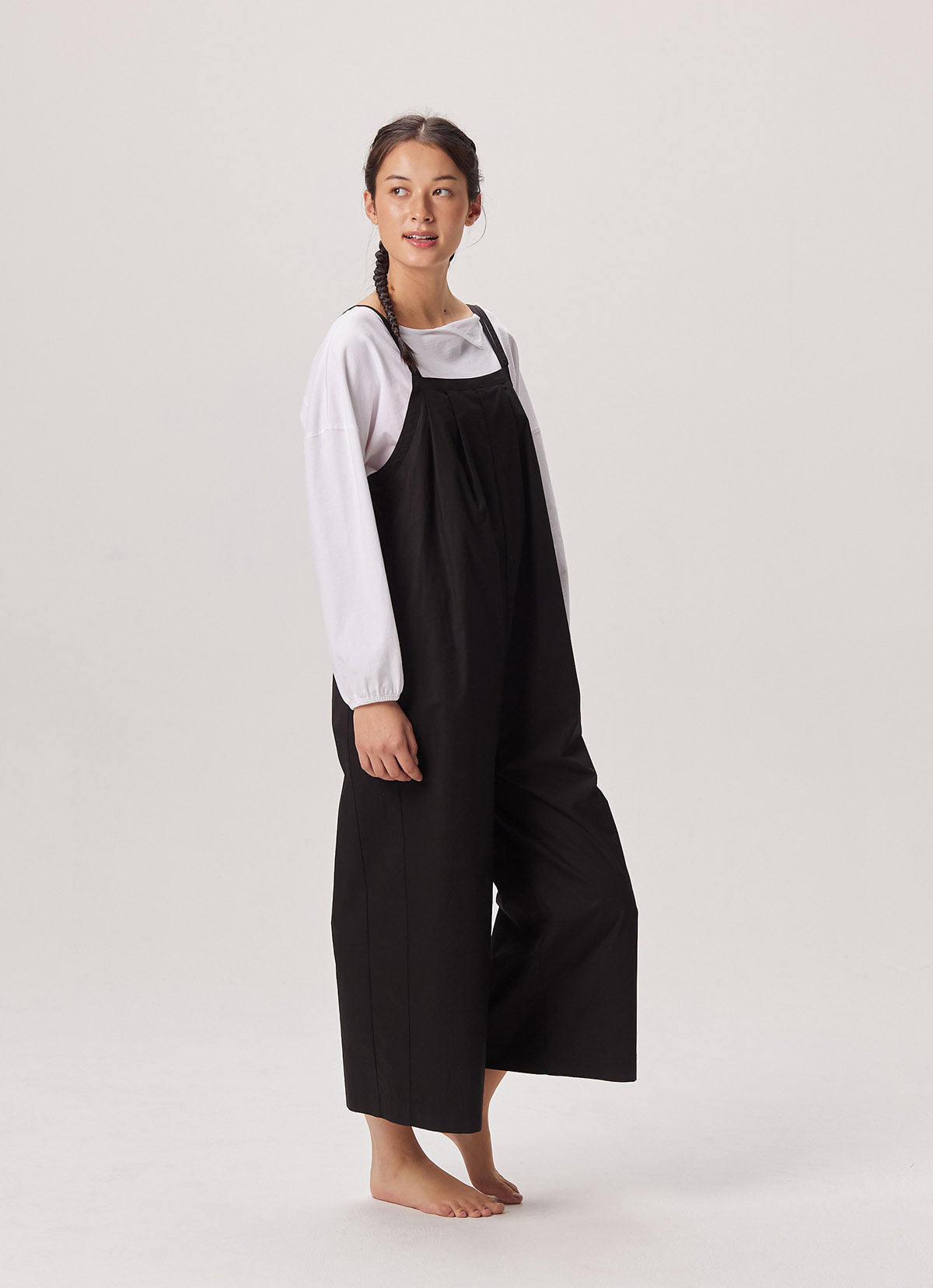 Wide overalls_Black