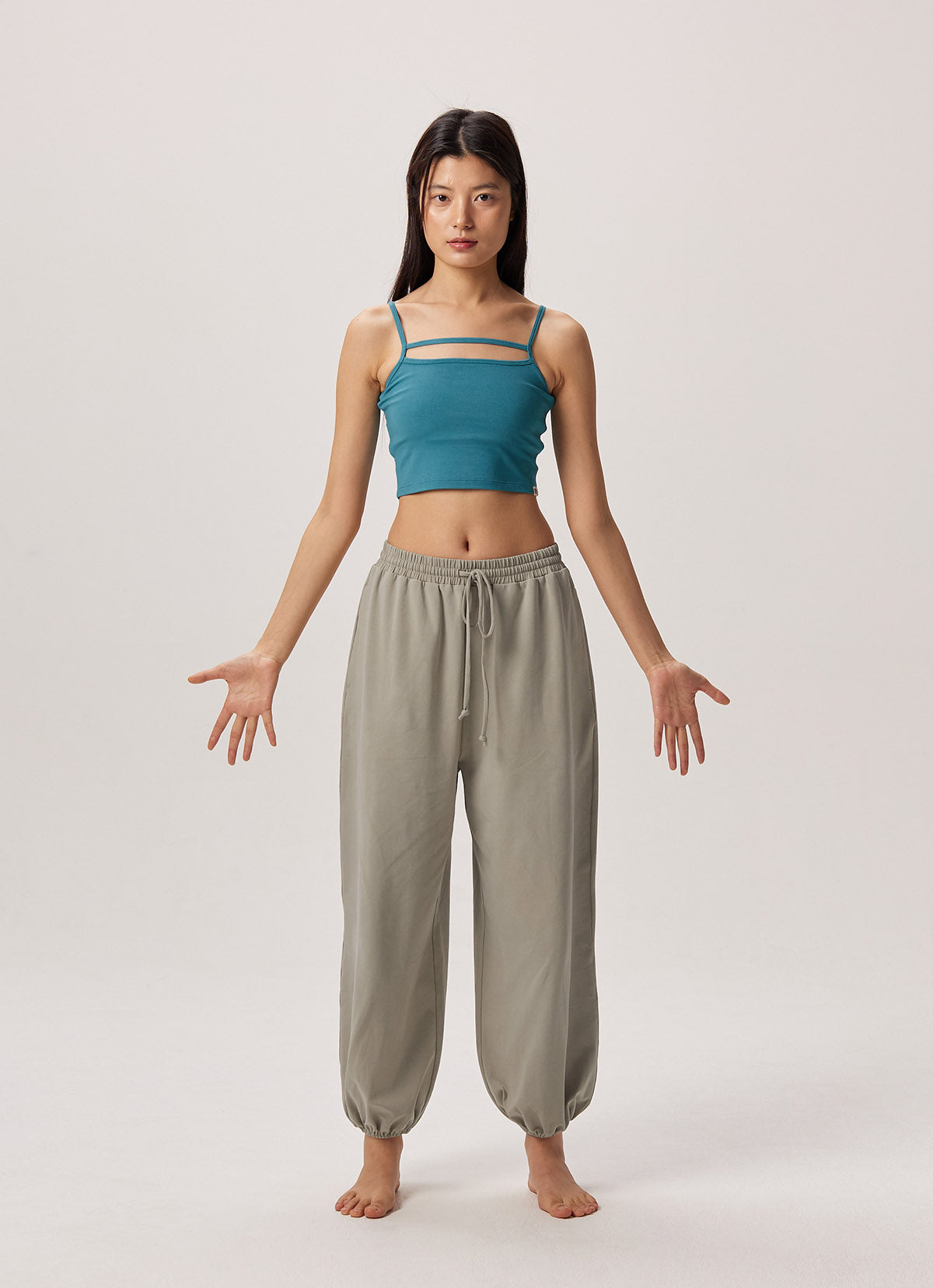 Horizon tank top_Pagoda Blue