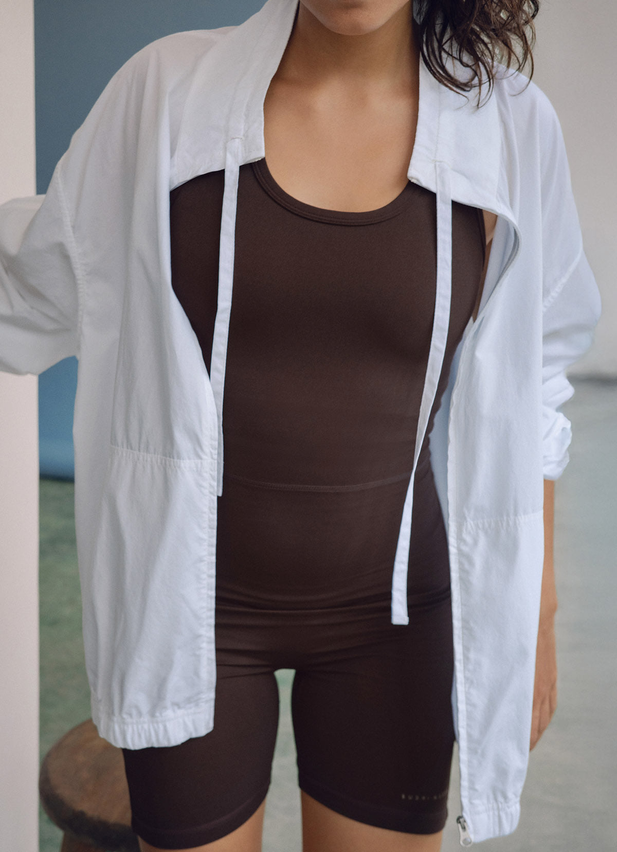 Kabocha zip-up_White