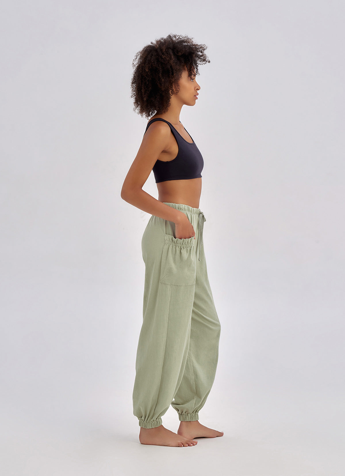 Futo jogger pants_Tea