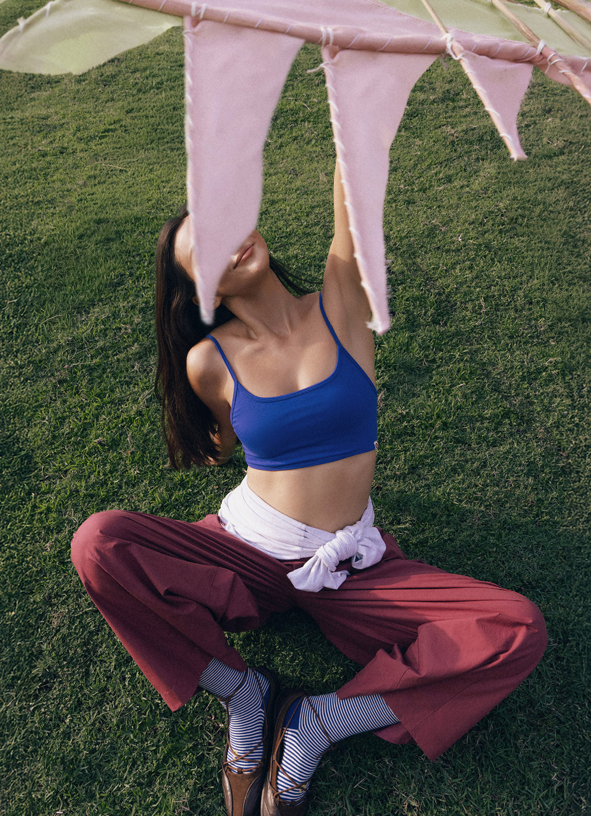 Kitty wide pants_Wine