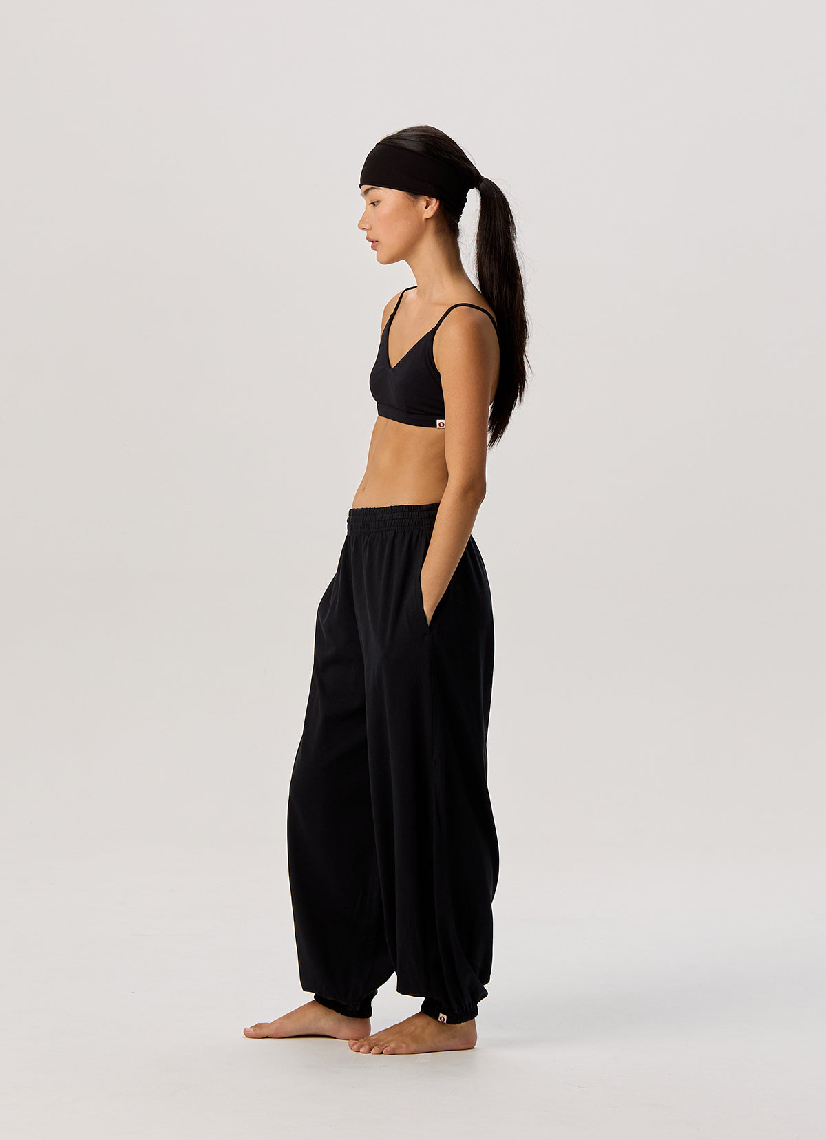 BM wide head band_Black