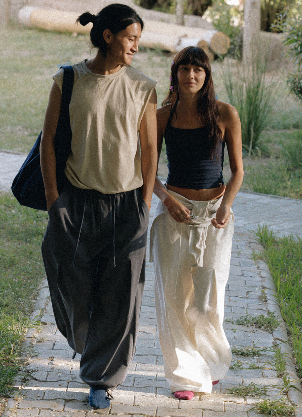 Baka string pants (Unisex)_Tofu