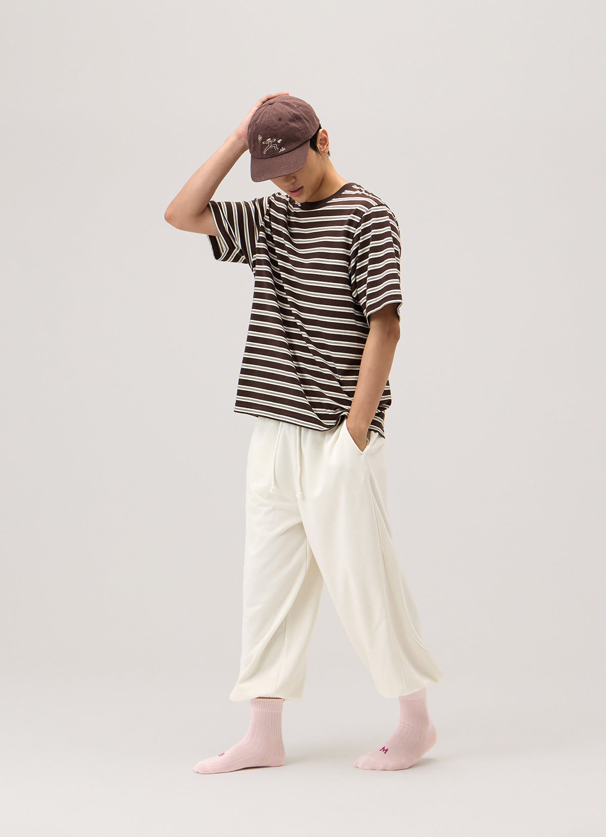 Jalan graphic cap (Unisex)_Brown