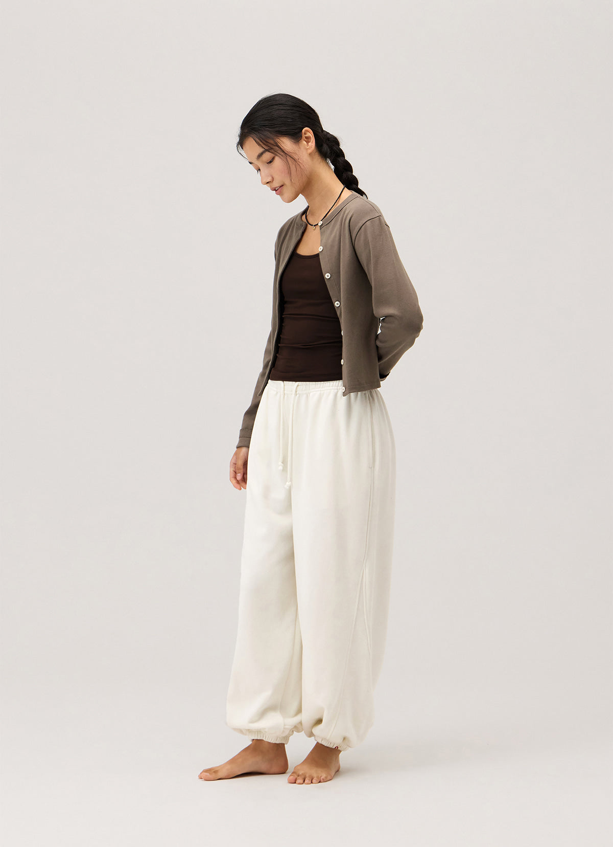 Essential cardigan_Morel