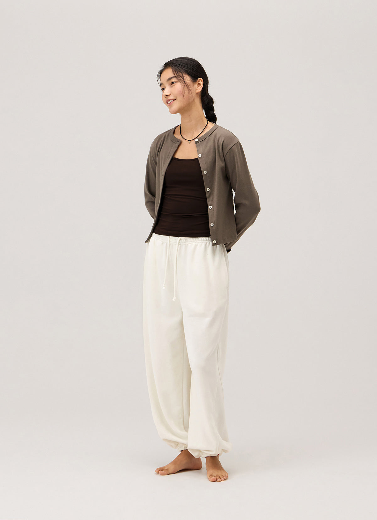 Essential cardigan_Morel