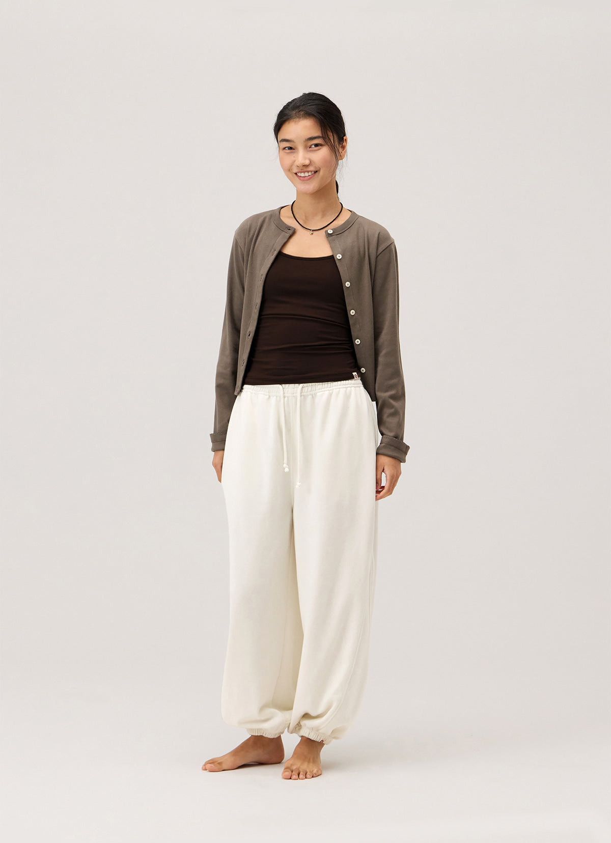 Essential cardigan_Morel