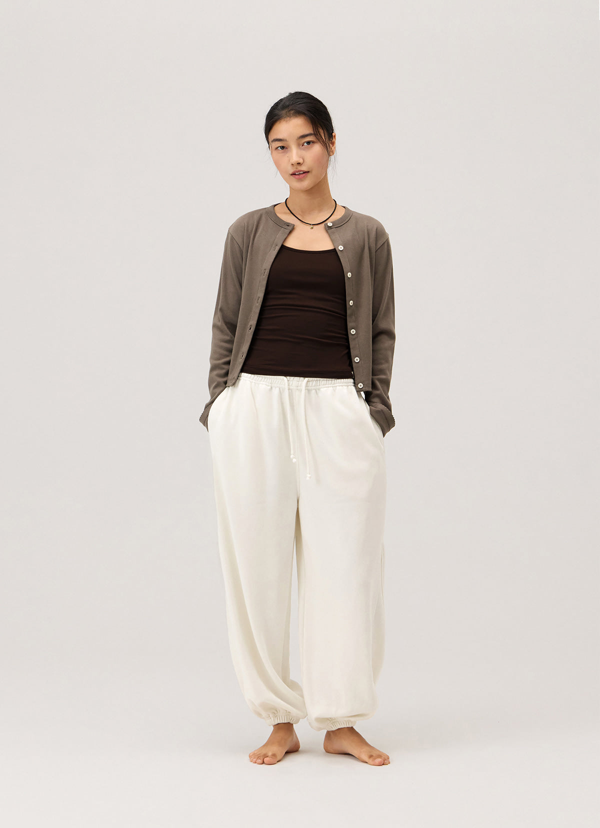 Essential cardigan_Morel