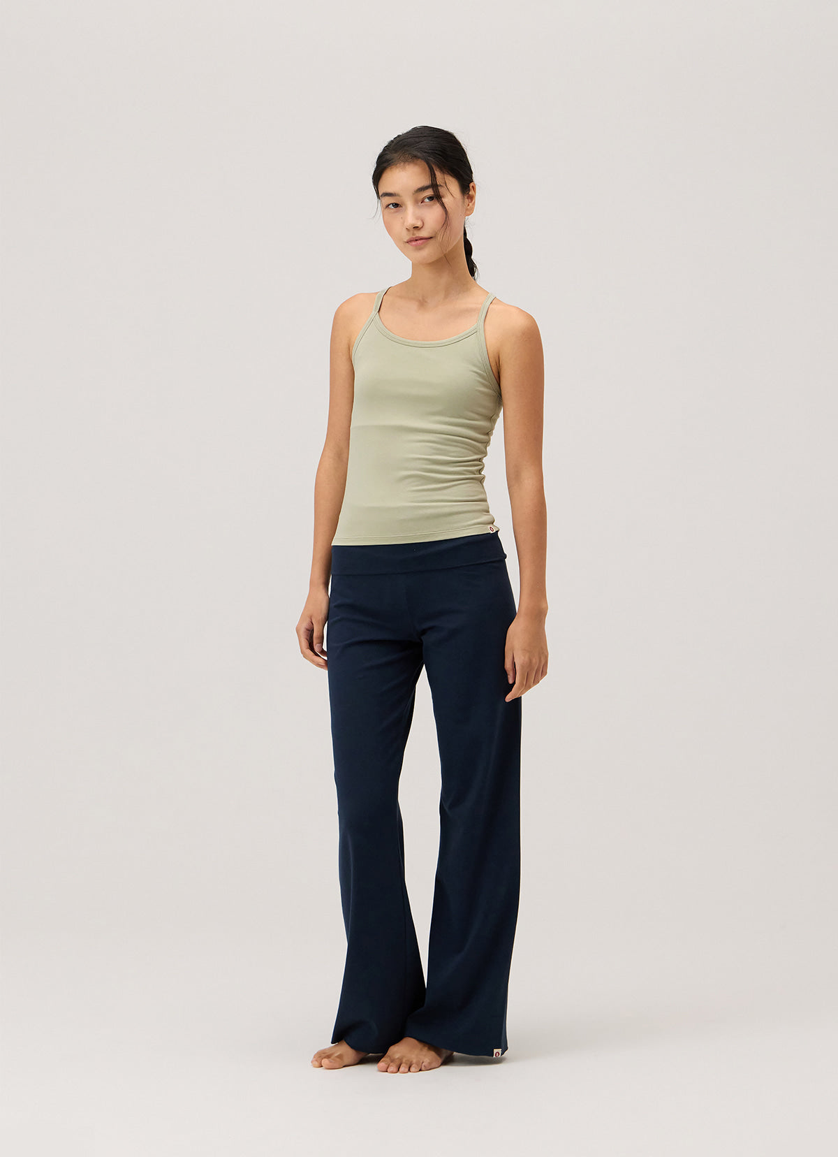 Wide straight pants_Carbon