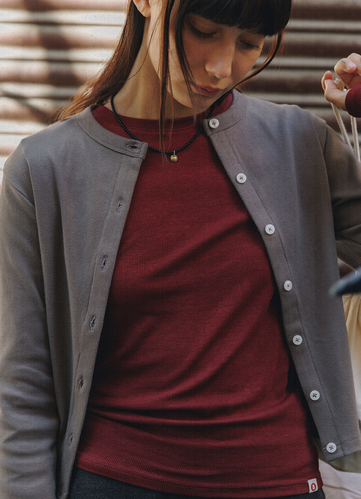 Essential cardigan_Morel