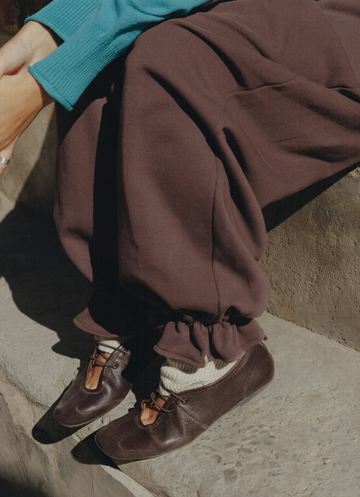 Ame jogger pants_Coffee Bean