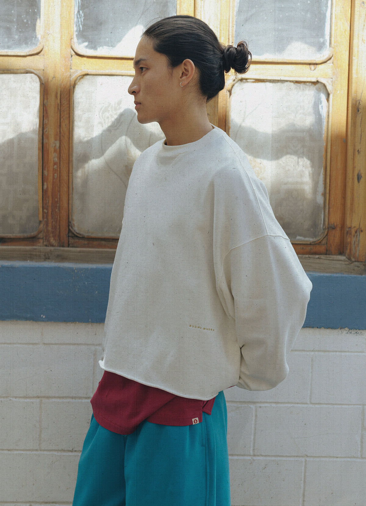 BM logo sweat top (Unisex)_Tofu
