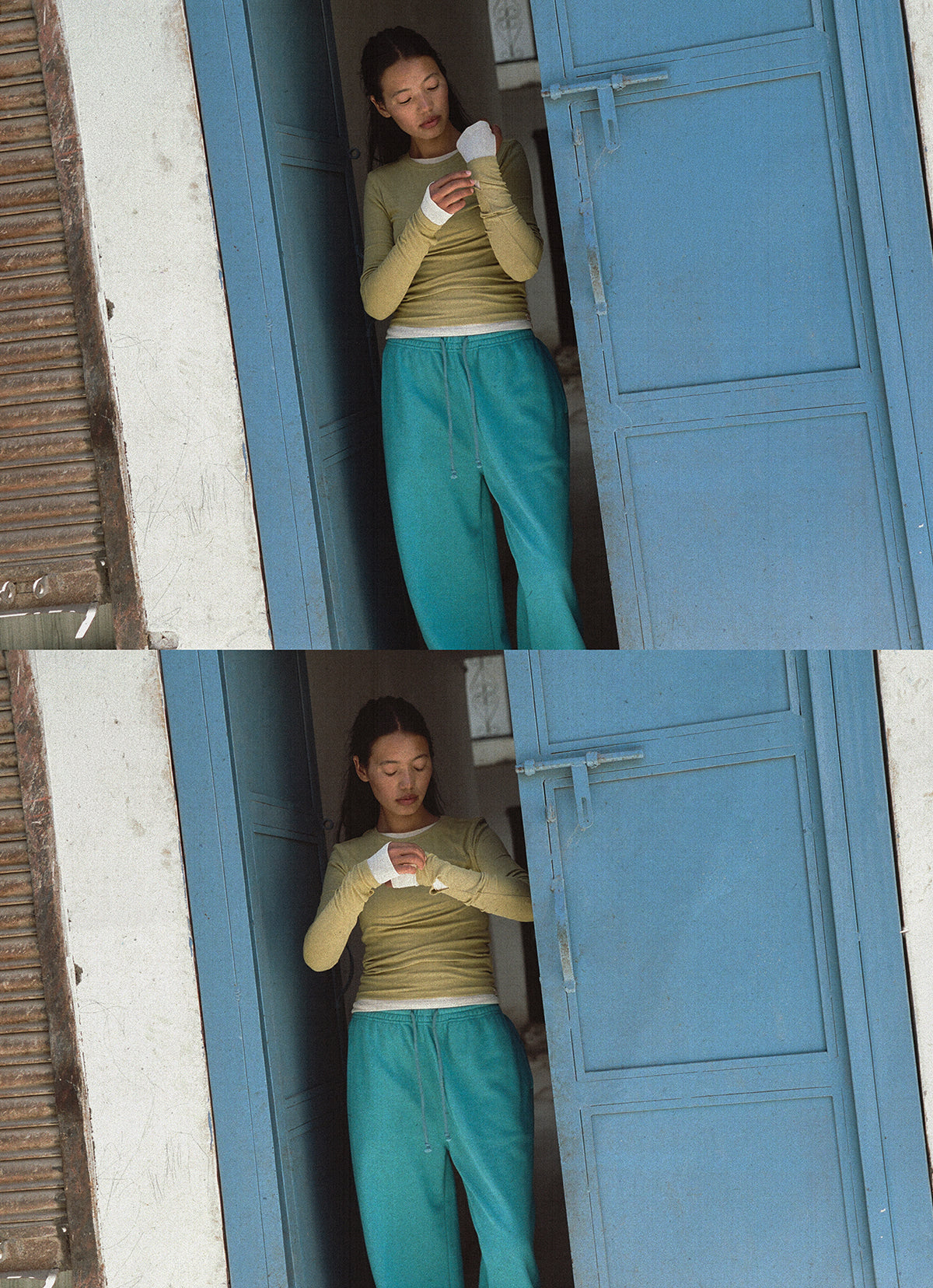 Easy long sleeve_Golden Green