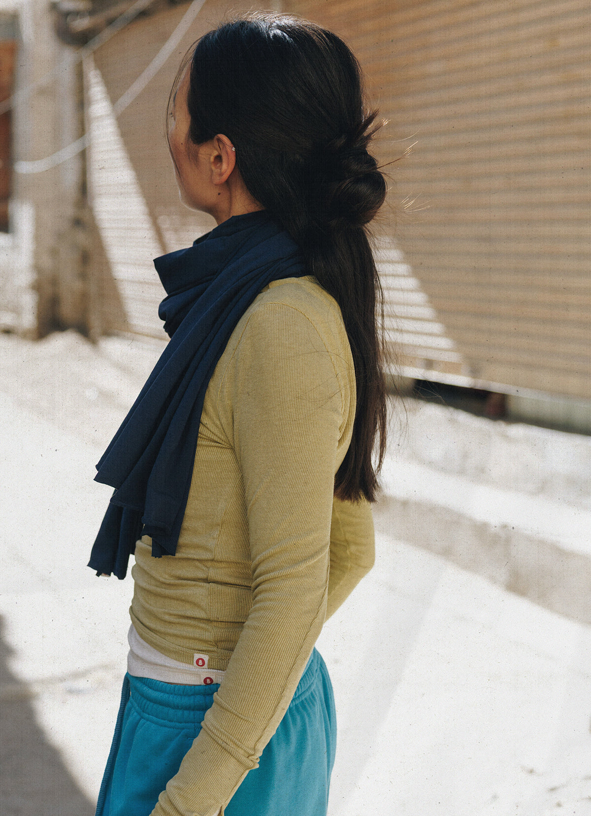 Easy long sleeve_Golden Green