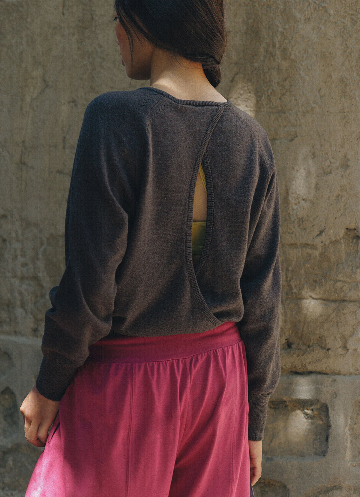 Origami pants (Unisex)_Raspberry Radiance