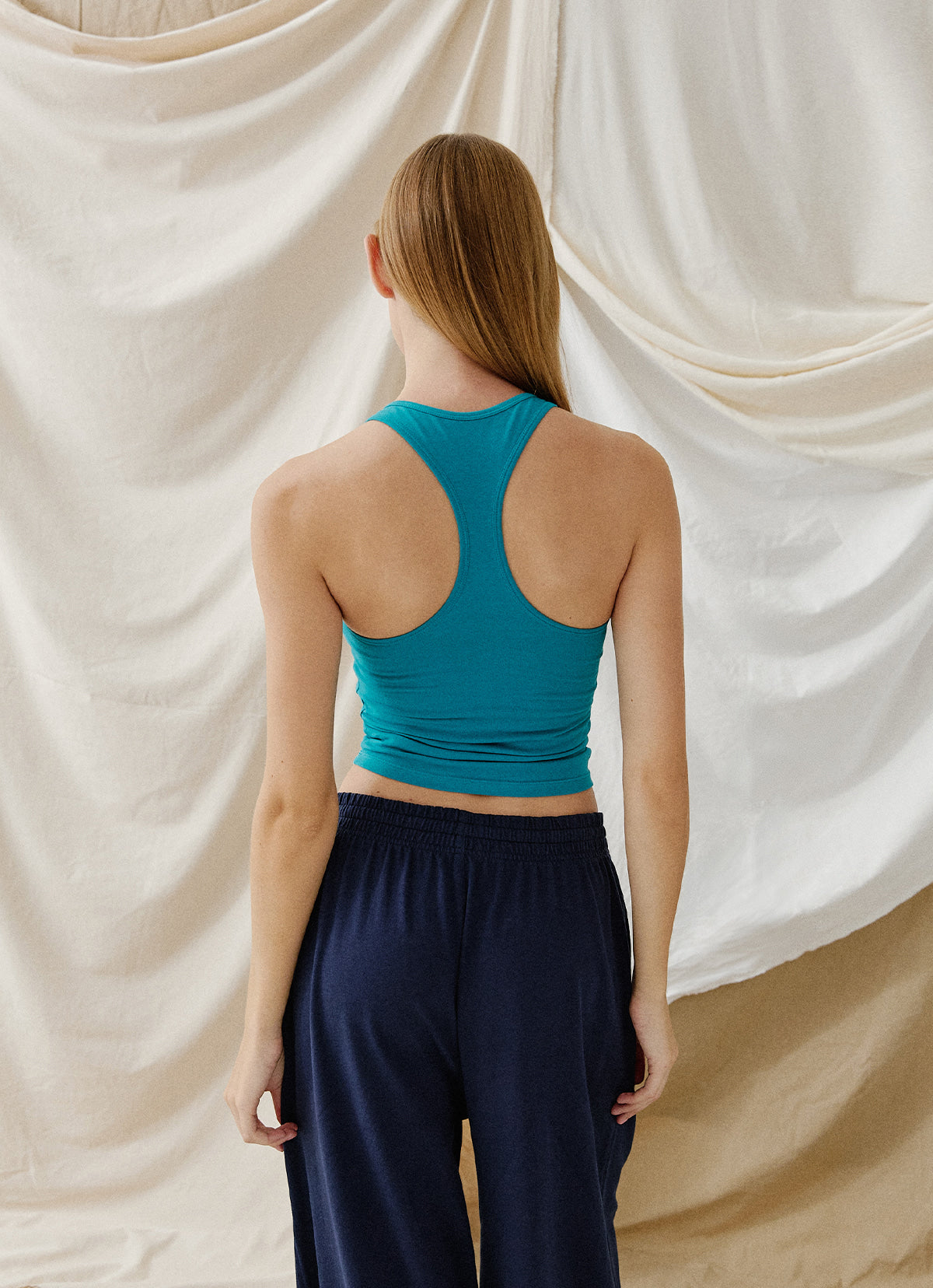 Jaya tank top (long ver.)_Biscay Bay