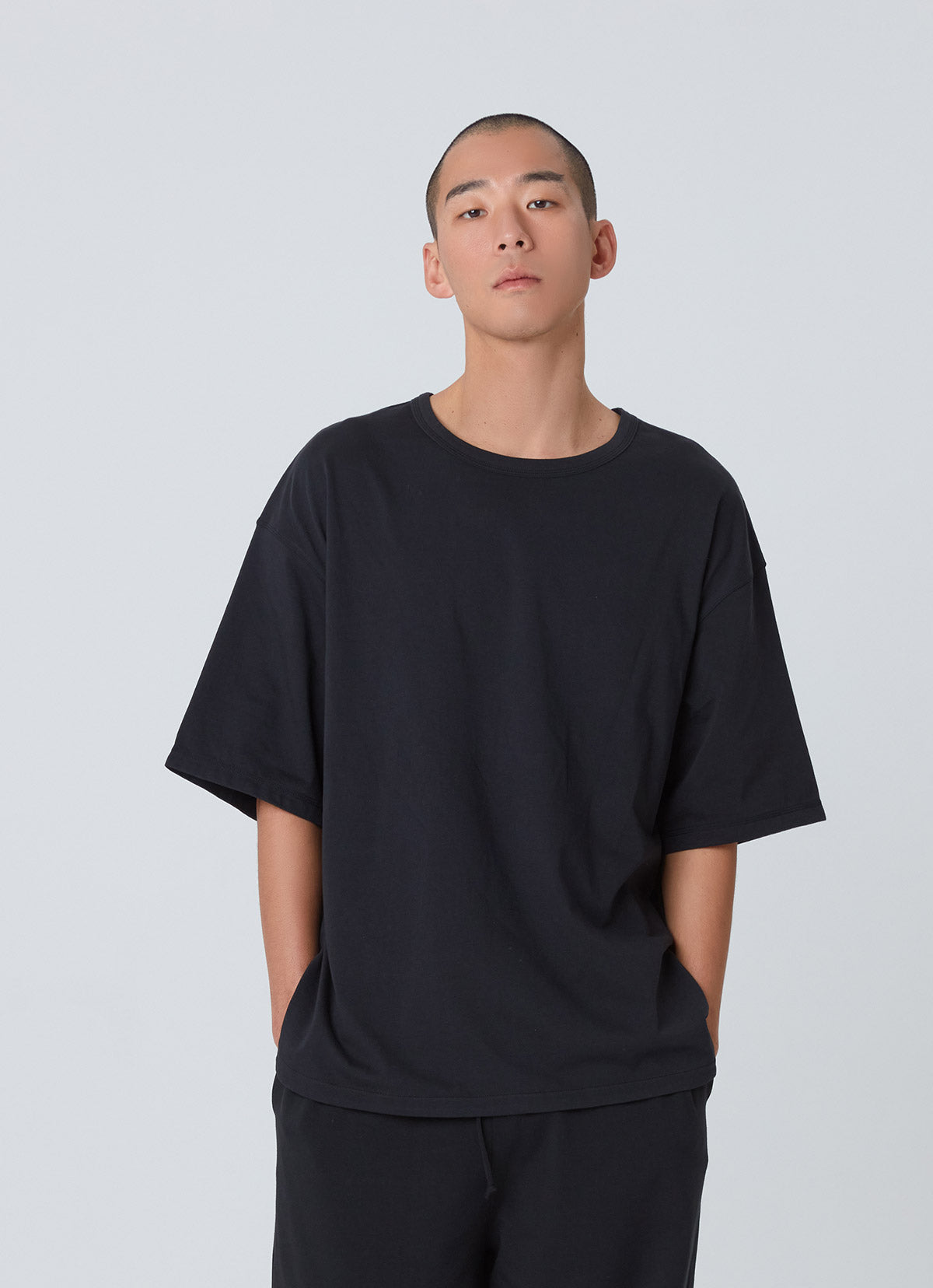 Lance sleeve t-shirts (For Men)_Black