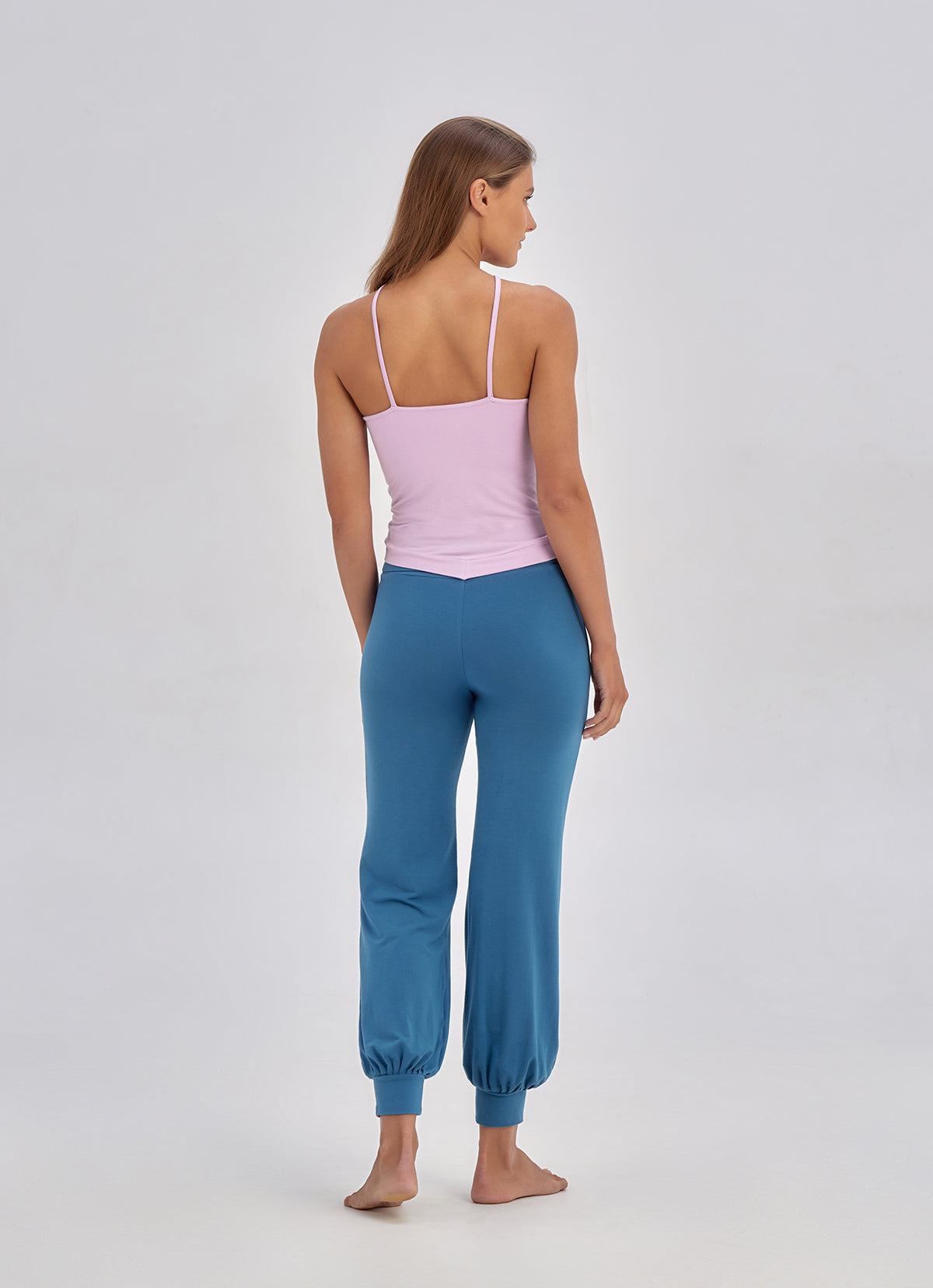 Simple pot ankle pants_Deep Dive