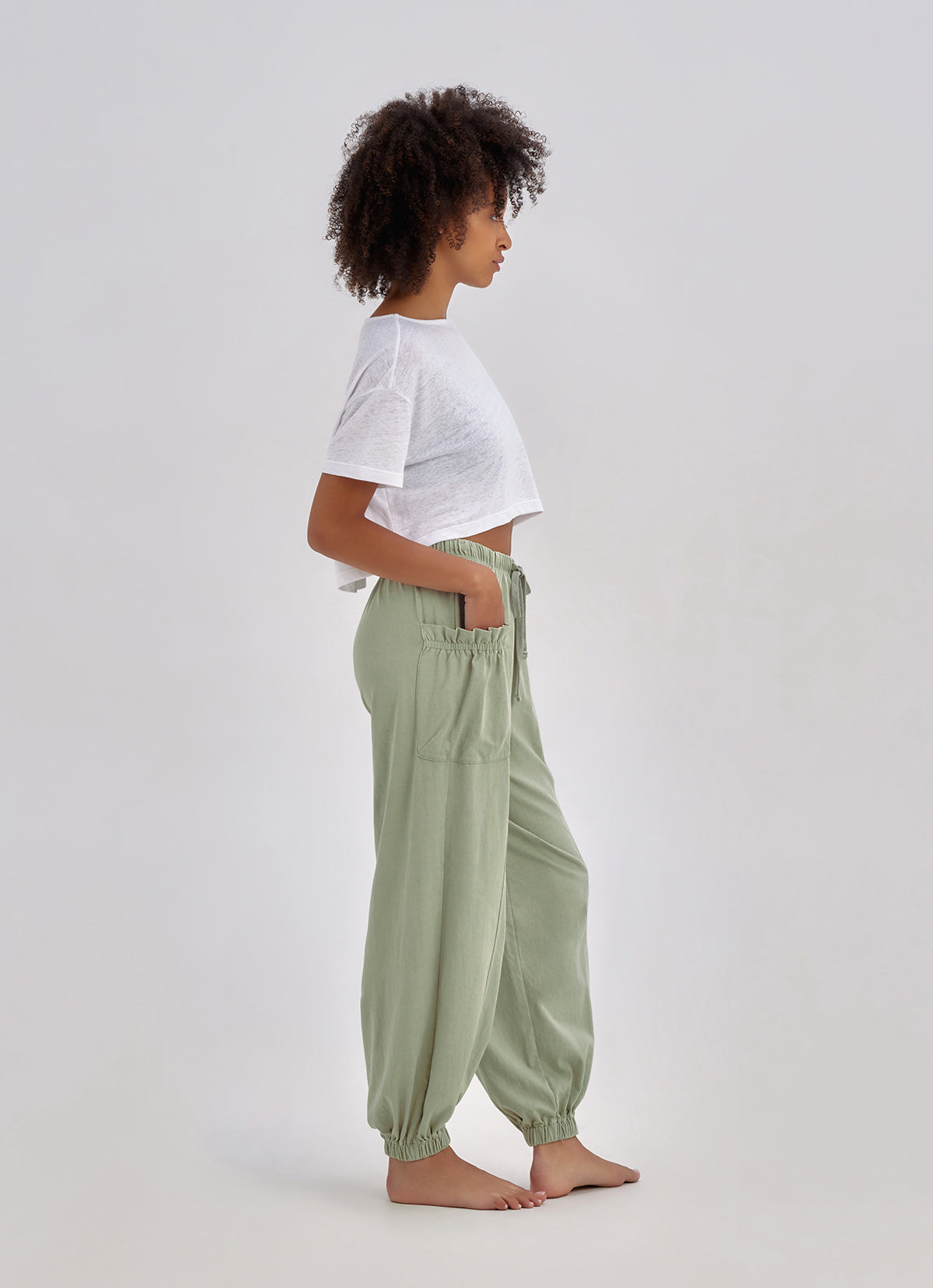 Futo jogger pants_Tea