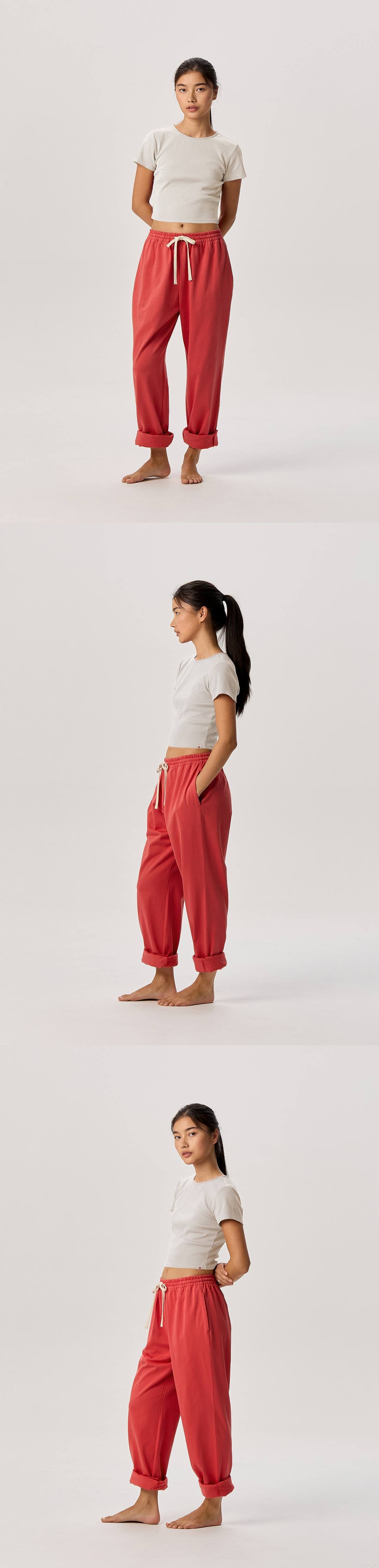 Keyhole rib short sleeve_Birch