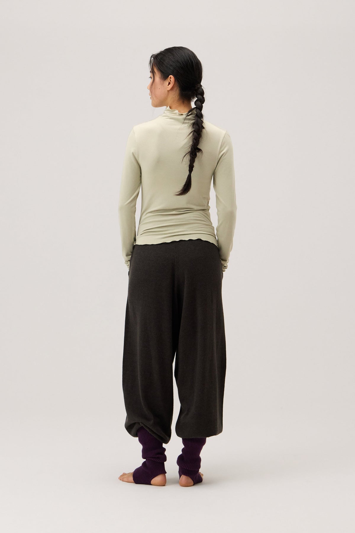 Sailor turtleneck long sleeve_Moss Gray
