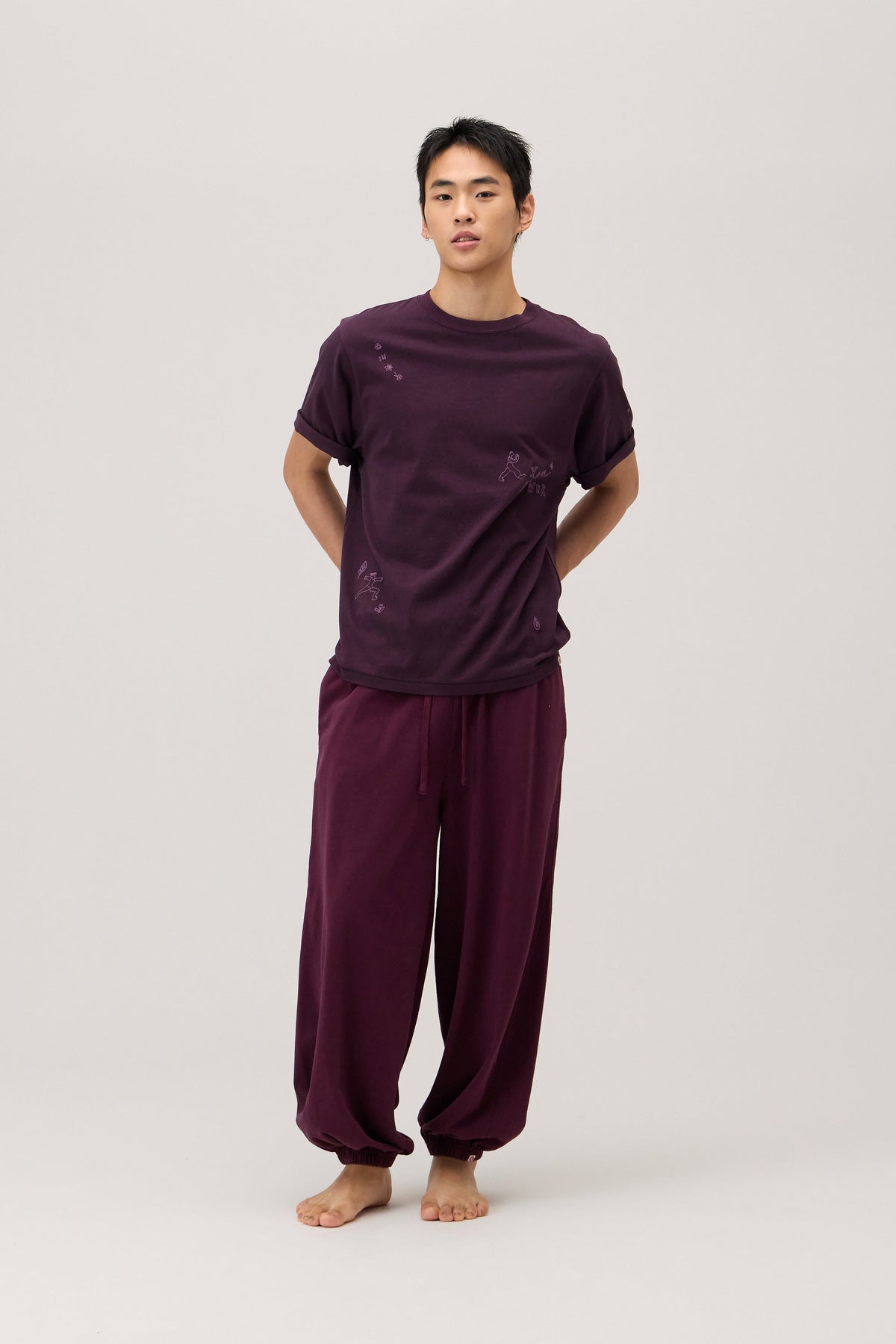 Jalan short sleeve (Unisex)_Plum Perfect