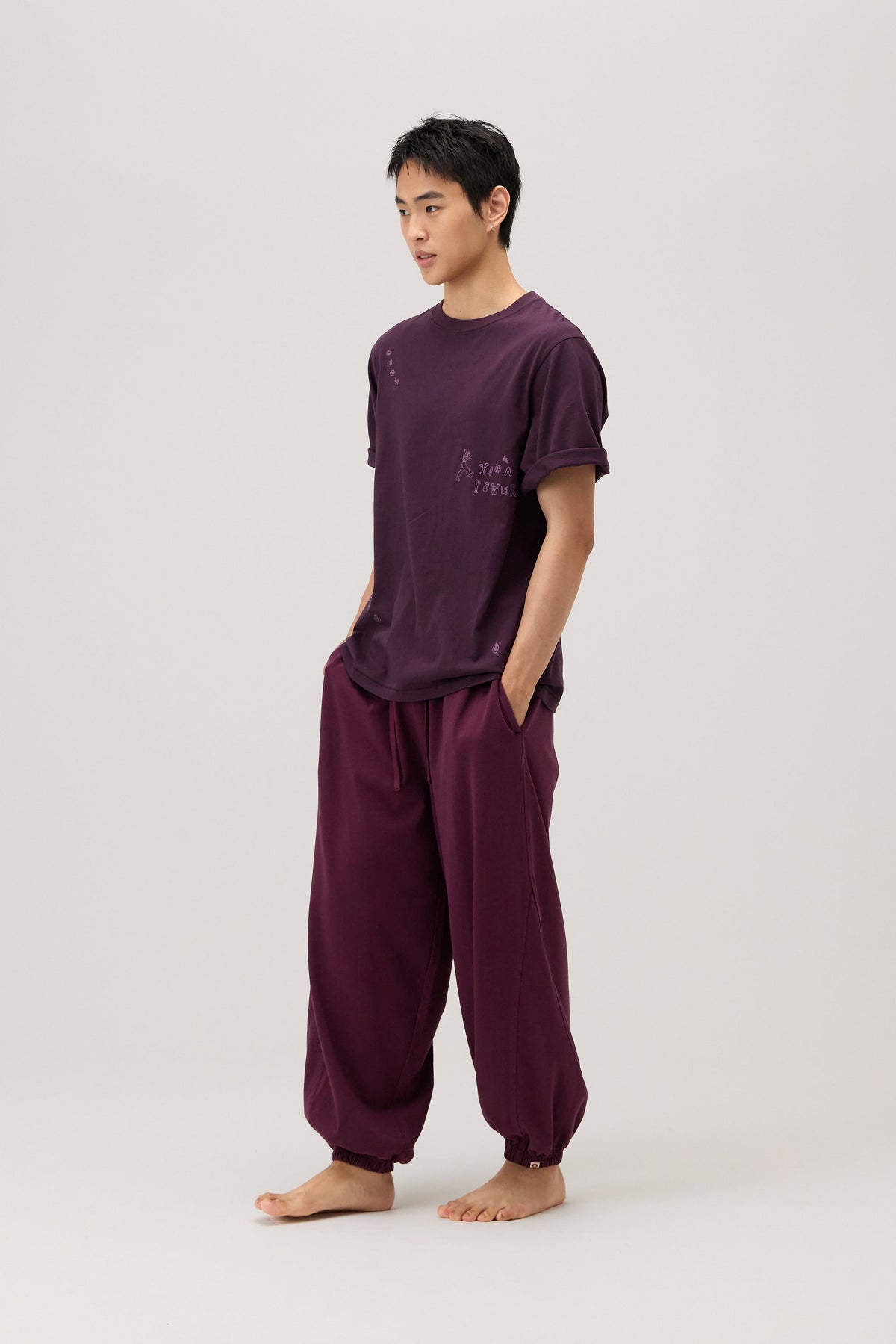 Jalan short sleeve (Unisex)_Plum Perfect