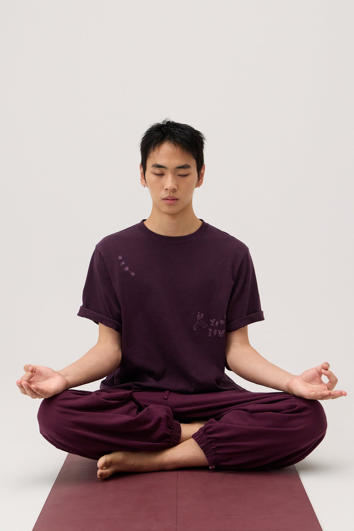 Jalan short sleeve (Unisex)_Plum Perfect
