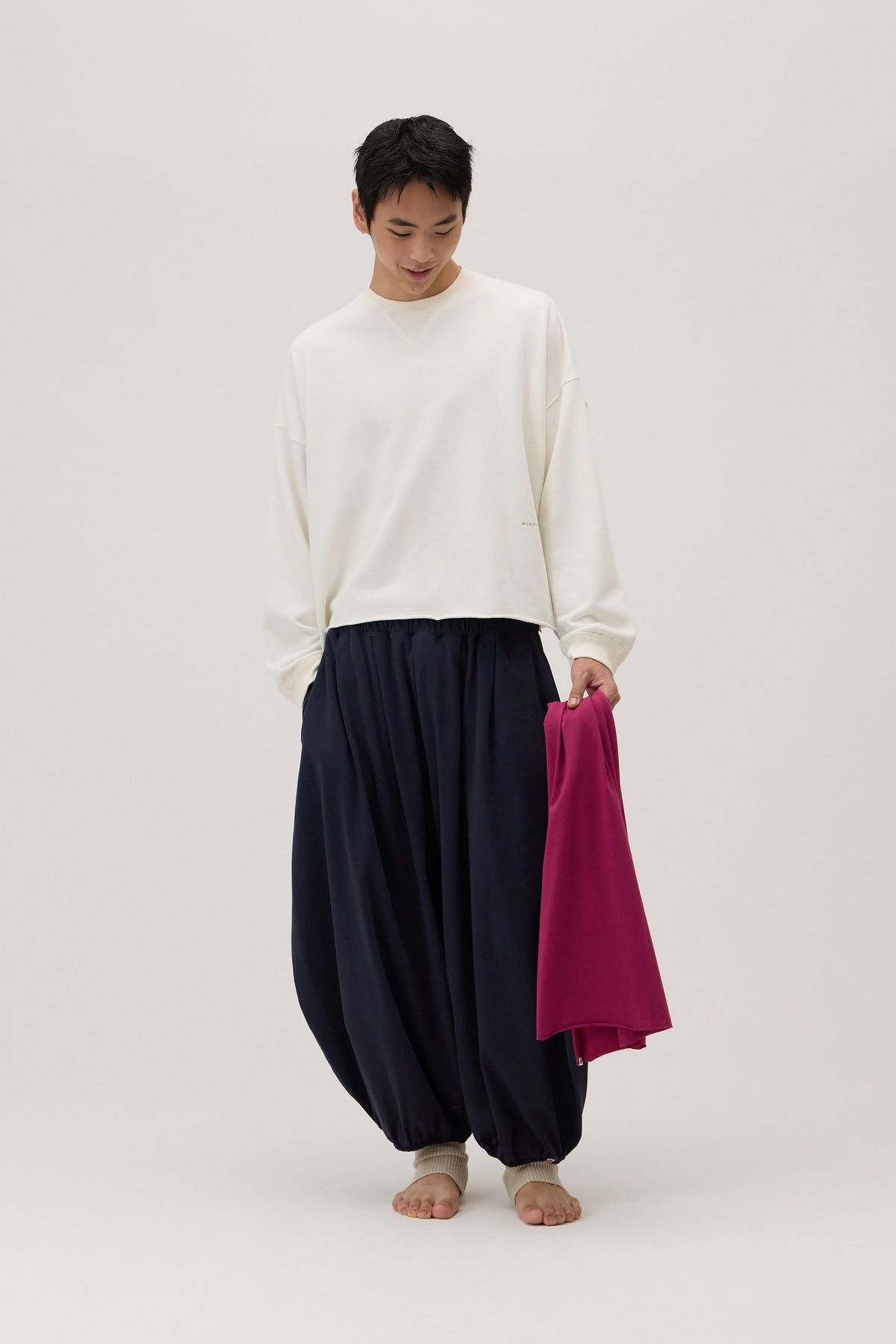 BM logo sweat top (Unisex)_Tofu