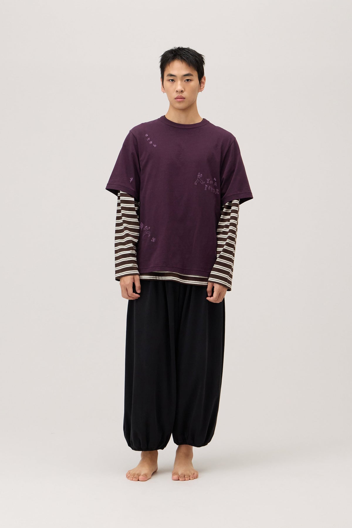 Jalan short sleeve (Unisex)_Plum Perfect