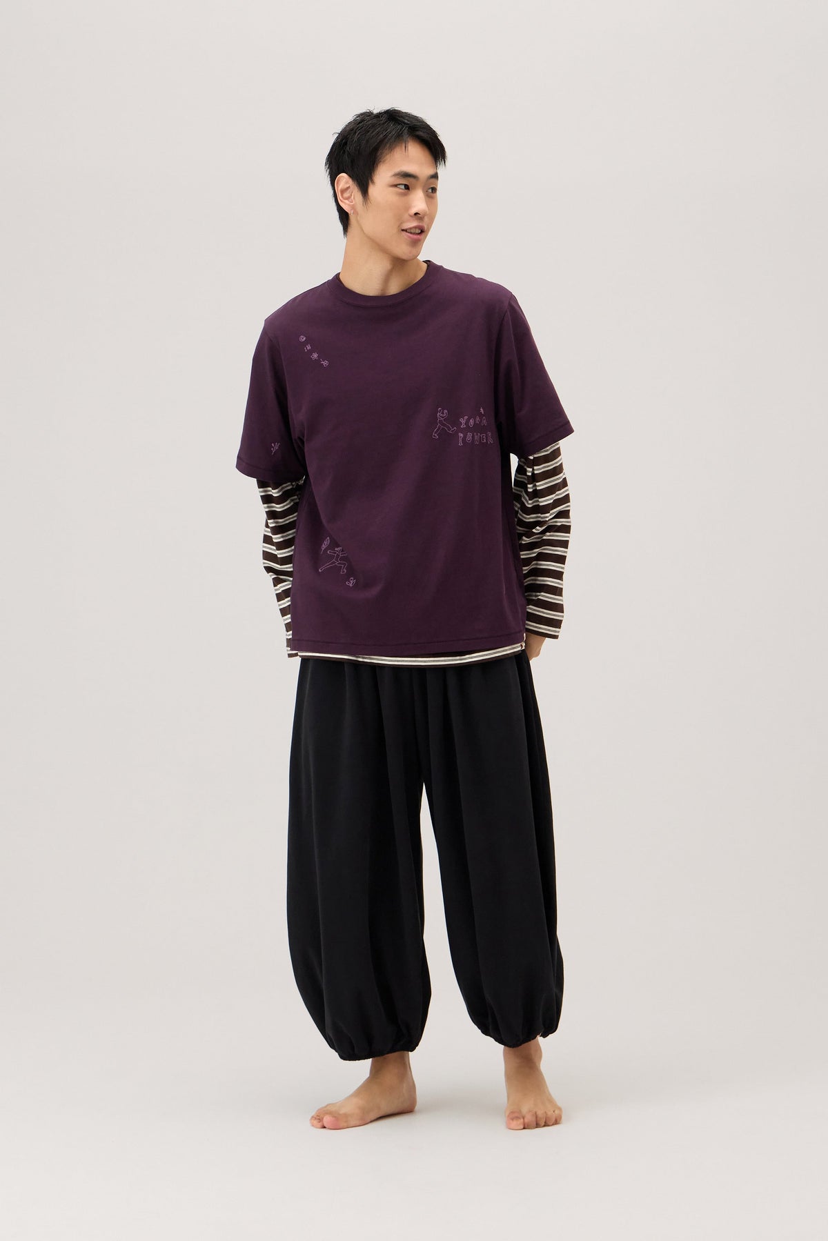 Jalan short sleeve (Unisex)_Plum Perfect