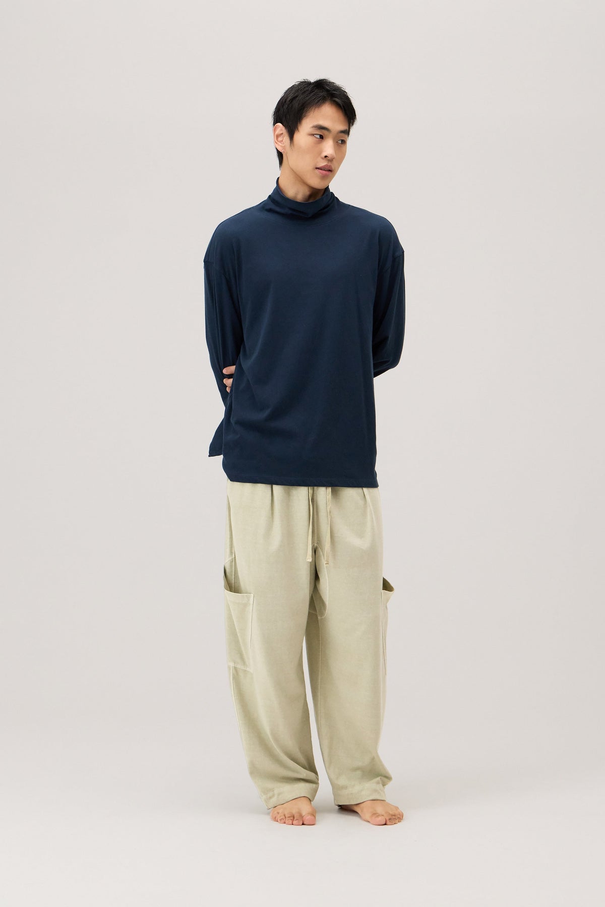 Nabhas long sleeve (Unisex)_Carbon