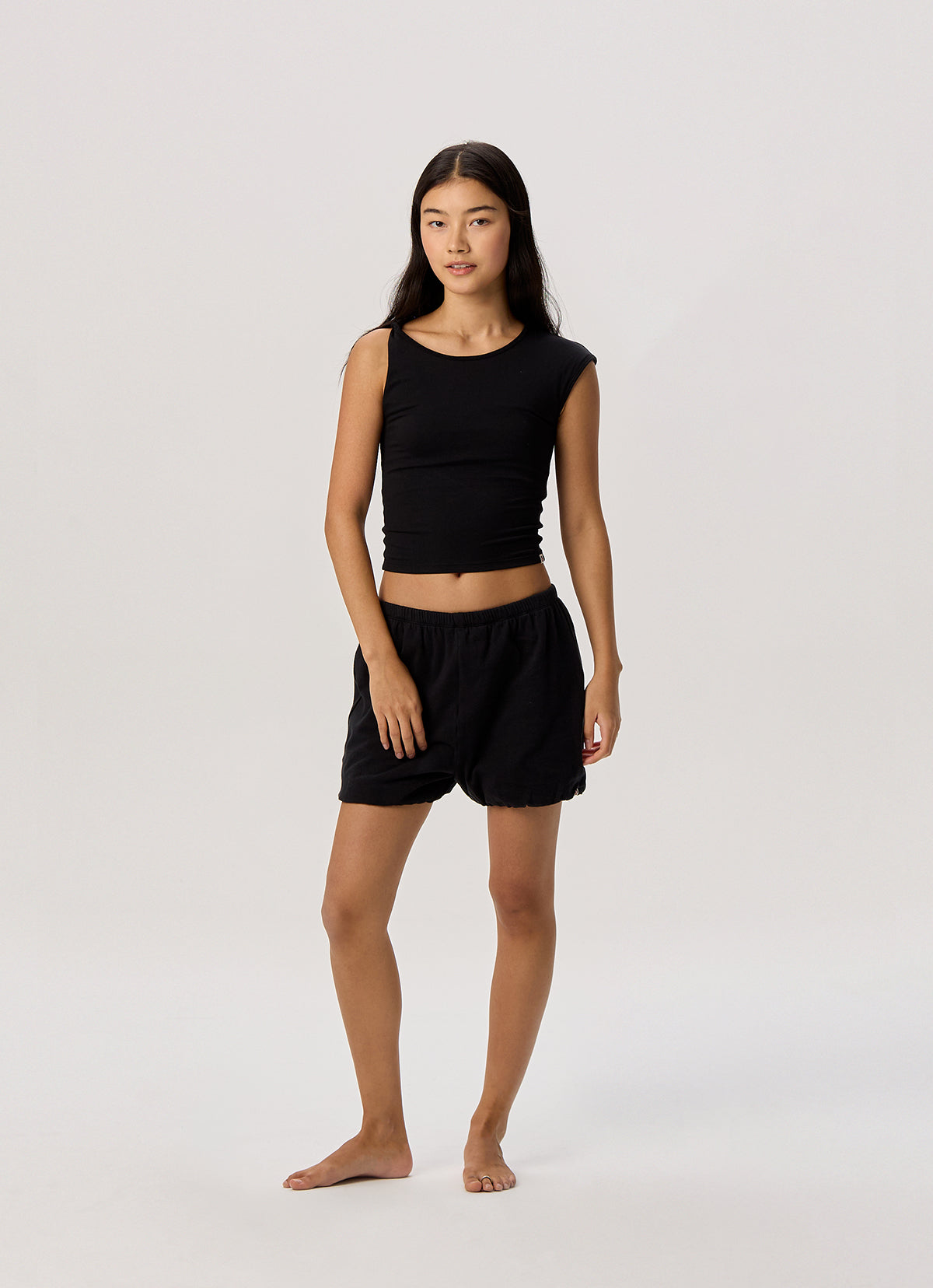 Iyengar banding shorts (Unisex)_Black