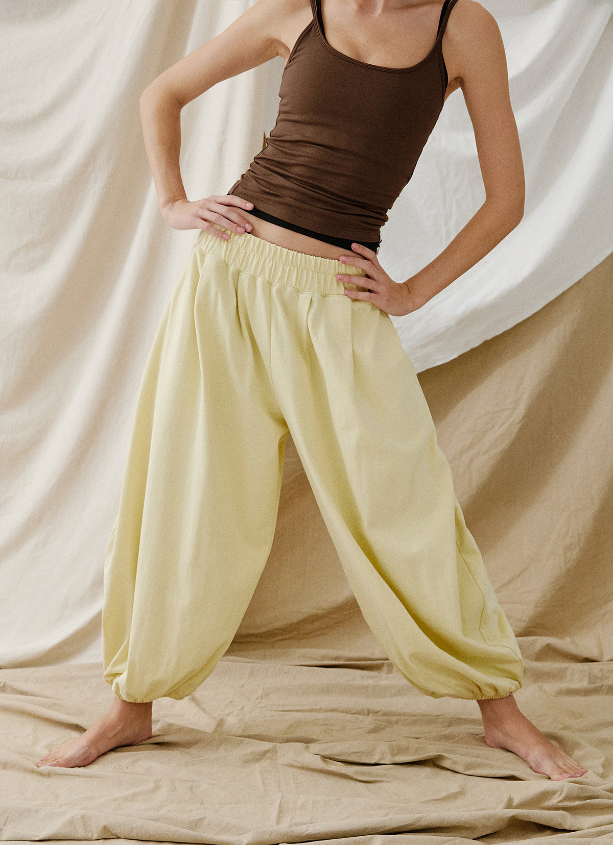 Marron pants (Unisex)_Hay