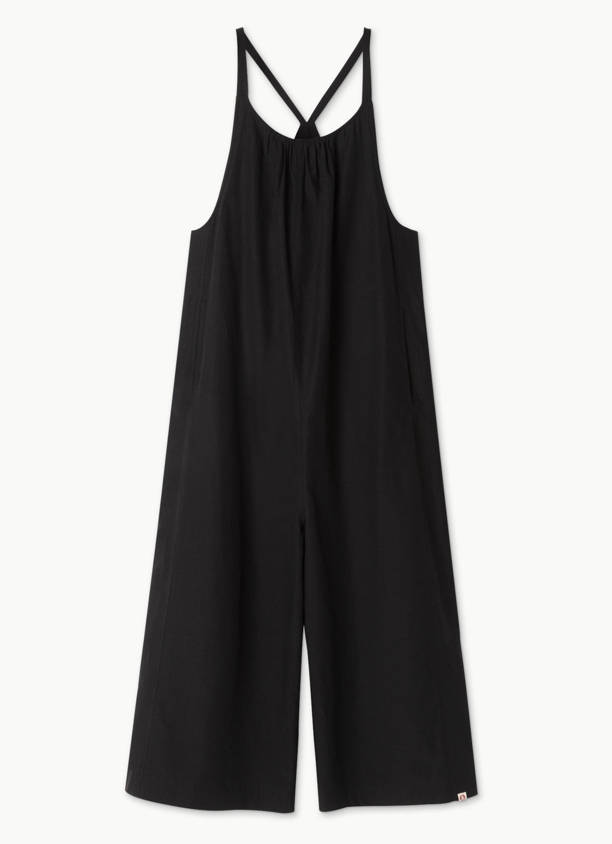 Vent overall Jumpsuit_Black